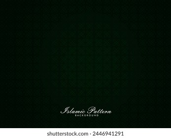 Islamic pattern background with a combination of dark green and light green, suitable for design backgrounds with the theme of major Islamic holidays such as Eid al-Fitr or Eid al-Adha