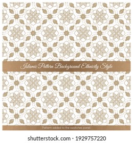 Islamic Pattern Background Ethnicity brown Style