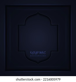 islamic pattern background good use for banner card and more