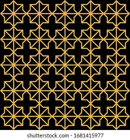 islamic pattern background luxury vector
