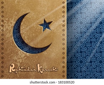 Islamic pattern background, Ramadan Kareem vector background, Arabic ornament
