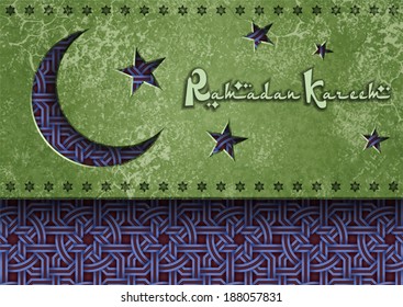 Islamic pattern background, Ramadan Kareem vector background, Arabic ornament