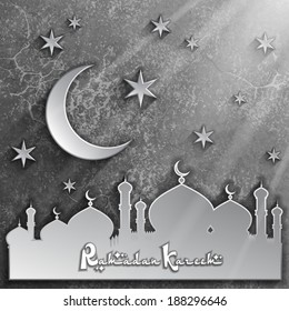 Islamic pattern background, Ramadan Kareem vector background