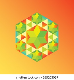 Islamic pattern with contemporary treatment for Hari Raya Aidilfitri