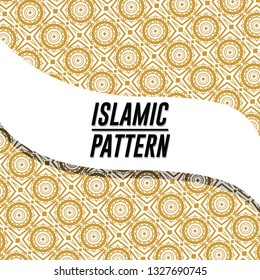 
islamic pattern gold. ornamen islamic