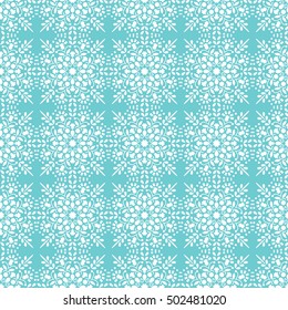 Islamic pattern. Indian, arabic, ethnic, oriental motifs. Seamless pattern. Bohemian background. Print for fabric and paper. Vector illustration