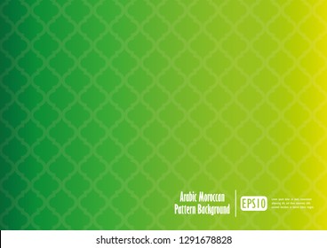 Islamic pattern of a mosaic in moroccan style. Ramadan mubarak muslim background. Traditional ramadan kareem mosque pattern. Islamic window grid design of lantern shapes tiles. Vector illustration.