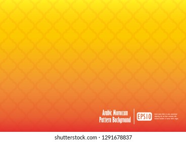 Islamic pattern of a mosaic in moroccan style. Ramadan mubarak muslim background. Traditional ramadan kareem mosque pattern. Islamic window grid design of lantern shapes tiles. Vector illustration.
