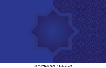 Islamic pattern of a mosaic in Moroccan style background