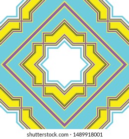 Islamic pattern, seamless arabic geometric pattern. Vector illustration