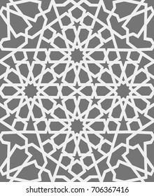 Islamic pattern . Seamless arabic geometric pattern, east ornament, indian ornament, persian motif, 3D. Endless texture can be used for wallpaper, pattern fills, web page background .