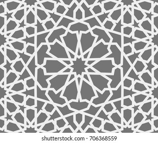 Islamic pattern . Seamless arabic geometric pattern, east ornament, indian ornament, persian motif, 3D. Endless texture can be used for wallpaper, pattern fills, web page background .