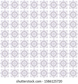 Islamic pattern seamless ornament. Geometric tiled texture repeating background .