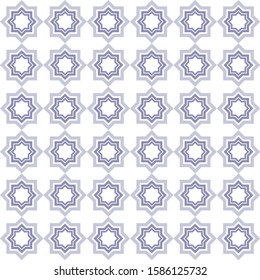 Islamic pattern seamless ornament. Geometric tiled texture repeating background .