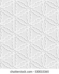 Islamic pattern. Seamless vector geometric line background in arabian style. Tribal ethnic ornament, arabic, indian decor