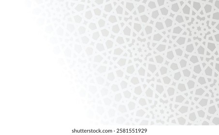 Islamic Pattern shadow, Islamic template abstract background.