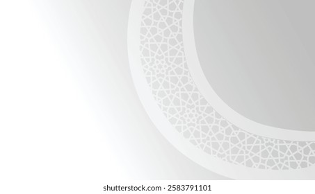Islamic Pattern shadow, Islamic template abstract background.