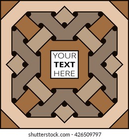 Islamic pattern with text