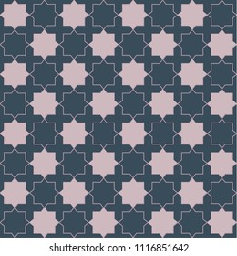 Islamic pattern vector. Geometric background.