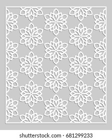 Islamic pattern. Vector geometric lattice mandala in arabic style. Tribal ethnic indian ornament. Decorative panel for card or invitation design
