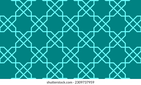 Islamic pattern vector illustration for islam celebration. Islamic pattern for ramadan, eid, mubarak, eid al fitr and eid al adha. Arabic pattern for design in muslim culture and islam religion