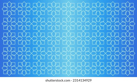 Islamic pattern vector illustration for islam celebration. Islamic pattern for ramadan, eid, mubarak, eid al fitr and eid al adha. Shiny arabesque pattern for muslim culture and islam religion