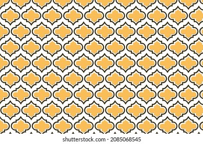 ISLAMIC PATTERNS OF CREAM AND GREEN COLORS. GREAT FOR THE ISLAMIC HOLIDAYS. 