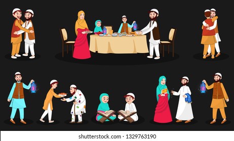 Islamic People/family. Various Occasion. 