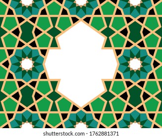 islamic and persian geometric pattern 