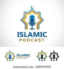 Design des islamischen Podcast-Logos