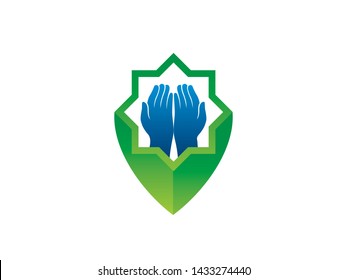 Islamic Point Logo Template, Icon, Symbol