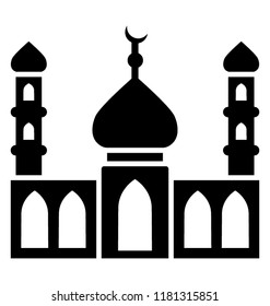
An islamic prayer house, mosque 
