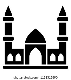 
An islamic prayer house, mosque 
