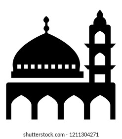 
An islamic prayer house, mosque 
