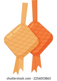 Sammlungen islamischer Rmadan-Elemente in flacher Illustration, einfaches und elegantes Vektordesign