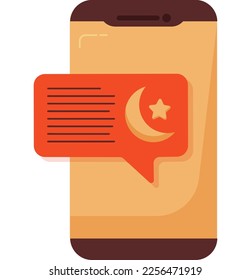 Islamic ramadan element collections in flat illustration simple fun and elegant vector design