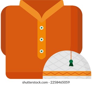 Colecciones de elementos de ramadán islámico en ilustraciones planas simple diversión y elegante diseño vectorial