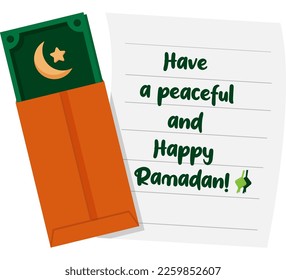 Islamic ramadan element collections in flat illustration simple fun and elegant vector design