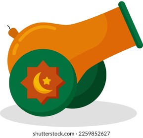 Islamic ramadan element collections in flat illustration simple fun and elegant vector design
