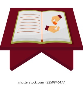 Sammlungen islamischer Rmadan-Elemente in flacher Illustration, einfaches und elegantes Vektordesign