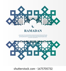 Islamic ramadan festival background. - Vector.