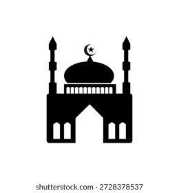 Ícone islâmico do Ramadã, ilustração de log
