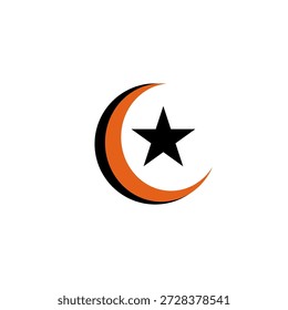 Ícone islâmico do Ramadã, ilustração de log