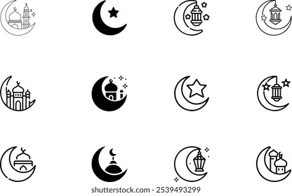 Islamic ramadan kareem design illustration 10