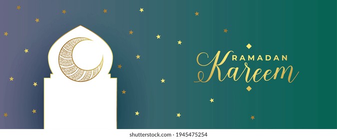 islamic ramadan kareem oder eid mubarak golden glänzenden Banner