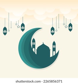 Islamic Ramadan Kareem Festival Vector