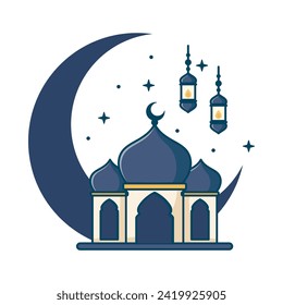 islamic ramadan kareem illustration design