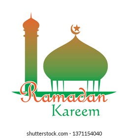 Islamic ramadan kareem logo vector