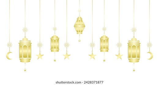 Islamic ramadan lantern lamp decoration