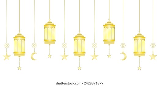 Islamic ramadan lantern lamp decoration
